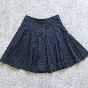 Tommy Hilfiger Polka Dot Pleated Skirt
